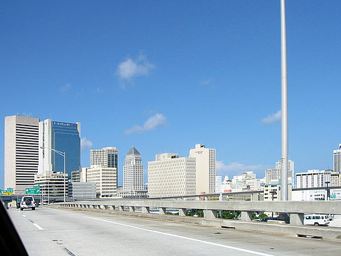 Foto Blick von den Straßen auf Miami
