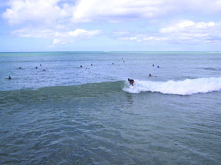 Foto Surfen an der Küste