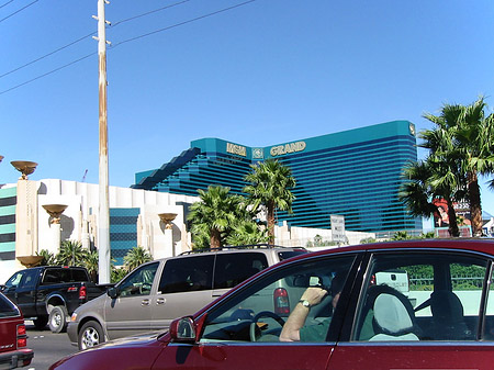 Las Vegas aus dem Auto Fotos